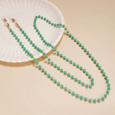 Αντιολισθητική αλυσίδα γυαλιών Creative Crystal Beaded Woman Ανδρικά γυαλιά ηλίου Κορδόνι υποδοχής μάσκας Κορδόνι πολύχρωμα γυαλιά Κοσμήματα