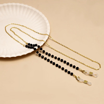 Αντιολισθητική αλυσίδα γυαλιών Creative Crystal Beaded Woman Ανδρικά γυαλιά ηλίου Κορδόνι υποδοχής μάσκας Κορδόνι πολύχρωμα γυαλιά Κοσμήματα