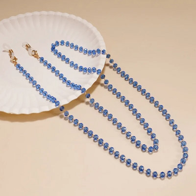 Αντιολισθητική αλυσίδα γυαλιών Creative Crystal Beaded Woman Ανδρικά γυαλιά ηλίου Κορδόνι υποδοχής μάσκας Κορδόνι πολύχρωμα γυαλιά Κοσμήματα
