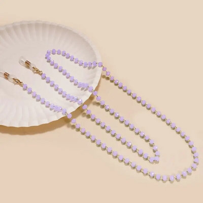 Αντιολισθητική αλυσίδα γυαλιών Creative Crystal Beaded Woman Ανδρικά γυαλιά ηλίου Κορδόνι υποδοχής μάσκας Κορδόνι πολύχρωμα γυαλιά Κοσμήματα