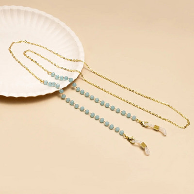 Αντιολισθητική αλυσίδα γυαλιών Creative Crystal Beaded Woman Ανδρικά γυαλιά ηλίου Κορδόνι υποδοχής μάσκας Κορδόνι πολύχρωμα γυαλιά Κοσμήματα