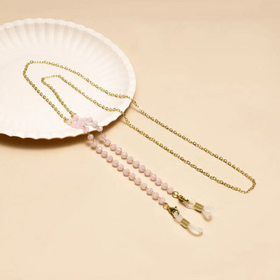 Αντιολισθητική αλυσίδα γυαλιών Creative Crystal Beaded Woman Ανδρικά γυαλιά ηλίου Κορδόνι υποδοχής μάσκας Κορδόνι πολύχρωμα γυαλιά Κοσμήματα