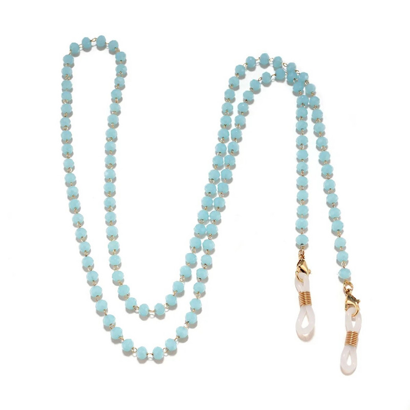 Kreativni lanac za naočale s kristalnim perlama Protuklizni Ženske muške sunčane naočale Uzica Držač maske za lice Kabel Šarene naočale Nakit