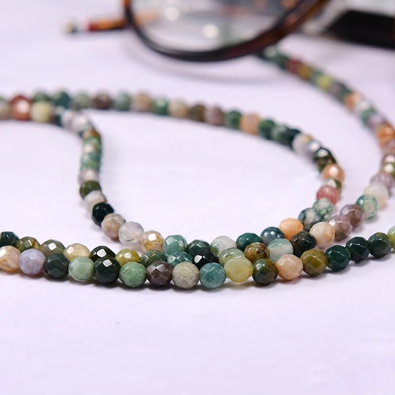 4 mm dabīgā akmens virves briļļu ķēdes sievietēm 2021. g. jauna mode 72 cm saulesbriļļu ķēdes vairumtirdzniecība