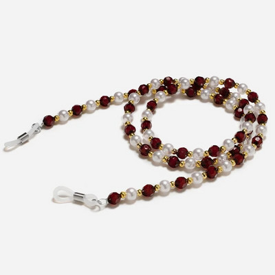 Lanț de ochelari de perle de modă pentru femei, șnur pentru ochelari de soare, curea ochelarii de lectură, frânghie, mască, lanț, cordon pentru gât, accesorii pentru ochelari, cadou