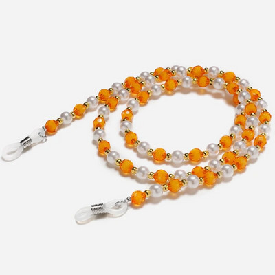 Lanț de ochelari de perle de modă pentru femei, șnur pentru ochelari de soare, curea ochelarii de lectură, frânghie, mască, lanț, cordon pentru gât, accesorii pentru ochelari, cadou