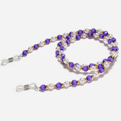 Lanț de ochelari de perle de modă pentru femei, șnur pentru ochelari de soare, curea ochelarii de lectură, frânghie, mască, lanț, cordon pentru gât, accesorii pentru ochelari, cadou