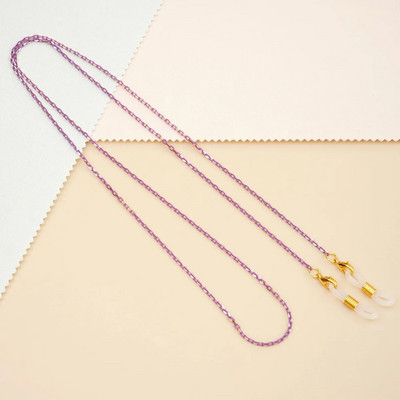 Ochelari de modă din metal Ochelari de soare cu lanț de ochelari de soare Ochelari de soare de culoare cu lanț de ochelari Lanț de ochelari de culoare Accesorii pentru lanț de agățat