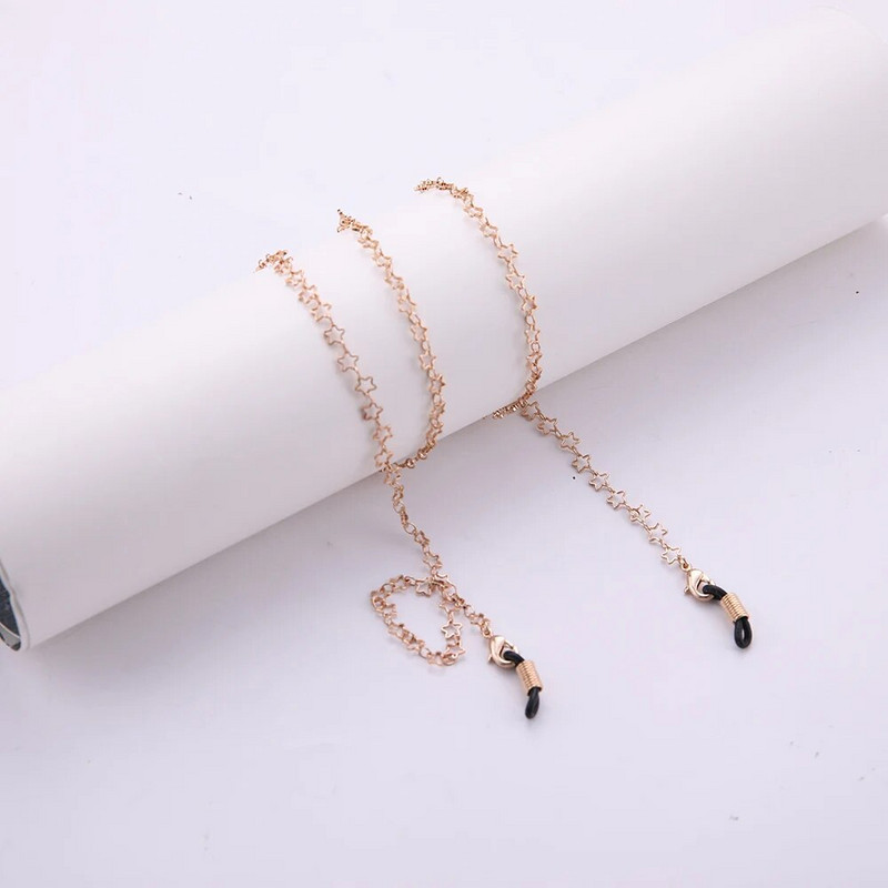 SKYRIM Fashion Brilles Saulesbrilles Brilles Ķēžu Turētājs Vads Štrope Zvaigznes Formas Lasīšana Neslīdošs Piekarināms Brilles Ķēdīte