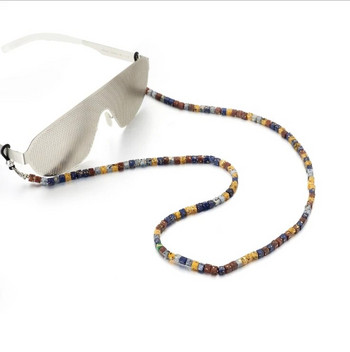 Bohemia Многоцветни каменни шнурове Очила за четене Верижка Модни дамски слънчеви очила Аксесоари Връзки за ремъци