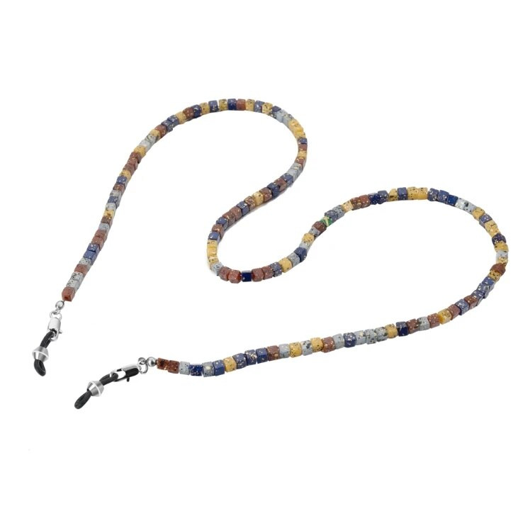 Bohemia Daudzkrāsains akmens Auklas Lasīšanas brilles Ķēdes Mode Sieviešu saulesbrilles Aksesuāri Štropes Turēšanas Siksnas