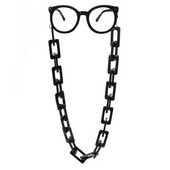 Lat, dreptunghi negru, acrilic, mască, lanț, ochelari, lanțuri, curea pentru gât, șnur, ochelari de soare, frânghie, ochelari, cordon, accesoriu pentru femei, bărbați