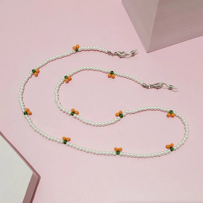 Nouă moda inimă cristal cu margele ochelari lanț mască mască șnur pentru femei fete colier anti-pierdere măști frânghie ochelari lanțuri
