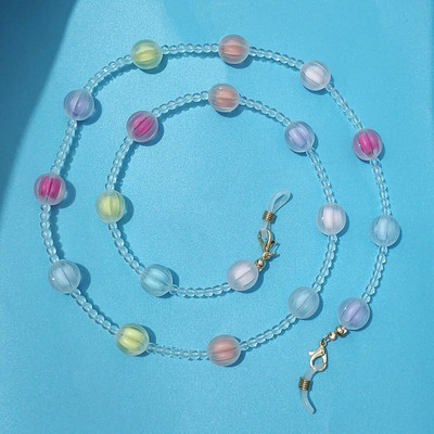 Nouă moda inimă cristal cu margele ochelari lanț mască mască șnur pentru femei fete colier anti-pierdere măști frânghie ochelari lanțuri