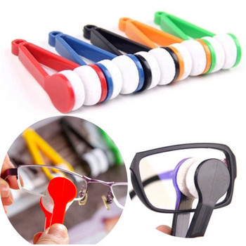 Φορητά Mini Glasses Cleaning Rub Γυαλιά οράσεως Γυαλιά ηλίου Spectacles Βούρτσες καθαρισμού μικροϊνών Εργαλεία σκουπίσματος 5τμχ
