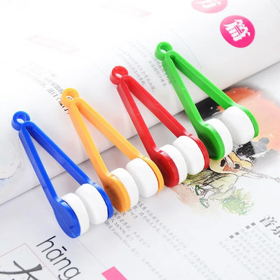 Portable Mini Glasses Cleaning Rub Eyeglasses Sunglasses Spectacles Microfiber Cleaner Brushes Wiping Tools 5Pcs