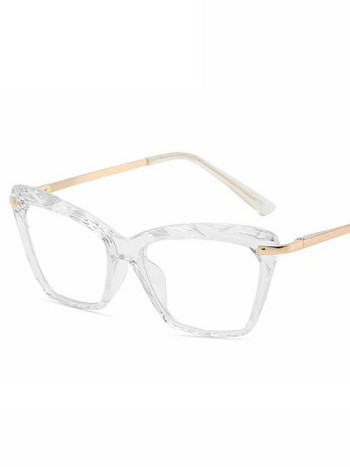 Нови секси очила с котешки очи, дамски прозрачни маркови очила, ретро прозрачни очила, оптична рамка Oculos