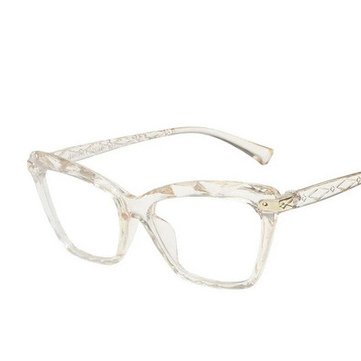 Ochelari de blocare a luminii albastre cu ochi de pisică vintage, ochelari cu lentile HD tăiate în diamant pentru femei, ochelari pentru computer pentru bărbați, femei, ochelari optici