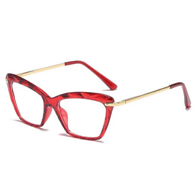 Ochelari de blocare a luminii albastre cu ochi de pisică vintage, ochelari cu lentile HD tăiate în diamant pentru femei, ochelari pentru computer pentru bărbați, femei, ochelari optici