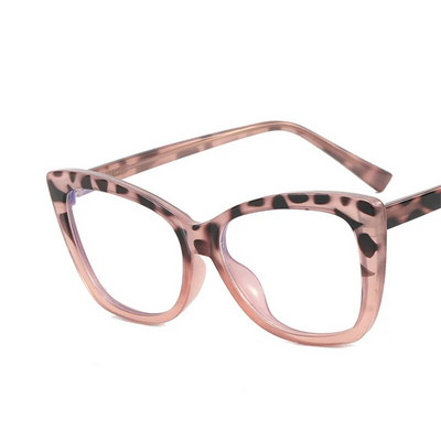 Kaķa acs zilu gaismu bloķējoši optiskie brilles ietvars datoru mode sieviešu vīriešu kvadrātveida briļļu ietvari Retro stikla brilles 2024