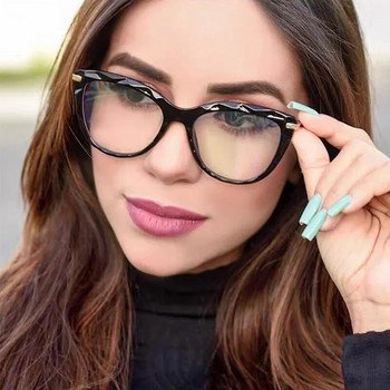Νέα σέξι γυαλιά Cat Eye Γυναικεία Αντι Μπλε Διαφανή Γυαλιά Μάρκας Σχεδιαστής Vintage Clear Γυαλιά Οπτικός Σκελετός Oculos