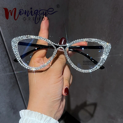 Sexy Cat Eye Anti Blue Light Γυαλιά Γυναικεία Πολυτελή Γυαλιά Οράσεως Σχεδιαστής Σκελετός Οπτικός Υπολογιστής Προσαρμόστε το διάβασμα