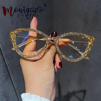 Sexy Cat Eye Anti Blue Light Γυαλιά Γυναικεία Πολυτελή Γυαλιά Οράσεως Σχεδιαστής Σκελετός Οπτικός Υπολογιστής Προσαρμόστε το διάβασμα