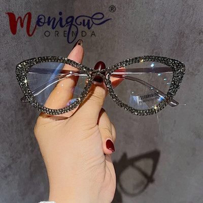 Sexy Cat Eye Anti Blue Light Γυαλιά Γυναικεία Πολυτελή Γυαλιά Οράσεως Σχεδιαστής Σκελετός Οπτικός Υπολογιστής Προσαρμόστε το διάβασμα