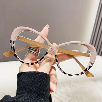 2023 New Curve Design Anti-Blue Light Glasses Women Oversized Optical Frame Защита на очите Очила Очила за офис компютър