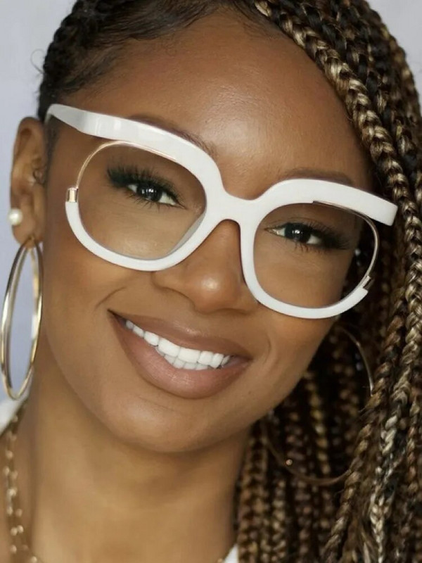 2023. aasta Ins Rainbow raam, moodne retro ümmargune, sinine hele naiste prillid, vanad suured värvilise raamiga läbipaistvad prillid