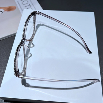 Rhinestone Anti Blue Light Blocking Cat Eye γυαλιά Γυναικεία μοντέρνα ρετρό σκελετό οπτικών γυαλιών Γυναικεία σχεδιαστικά γυαλιά υπολογιστών
