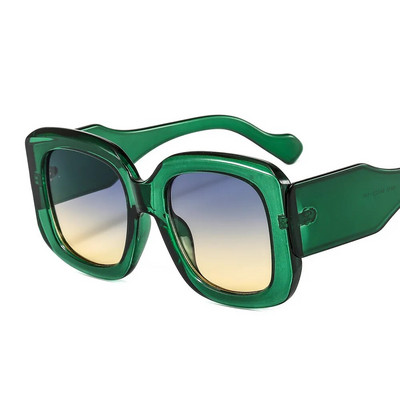 Uued ülisuured ruudukujulised päikeseprillid, naiste vanad 2024. aasta moodsad päikeseprillid, rohelised punased, suured UV400, meeste luksusbrändid, naised, naised