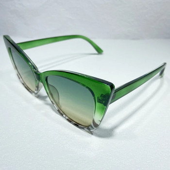 Модни слънчеви очила с котешко око Y2K Дамски ретро големи рамки Мъжки хип-хоп пънк външни сенници Uv400