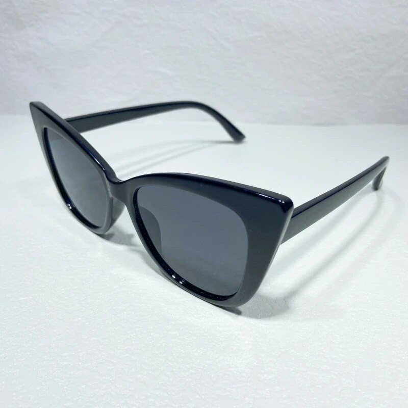 Modes Cat Eye Y2K saulesbrilles sievietēm, vintage, liels ietvars vīriešiem, hip hop punk āra žalūzijas Uv400