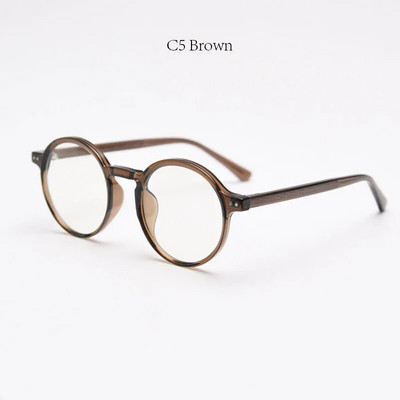 mimiyou Tr90+Acetate Apvalūs akinių rėmeliai Moteriški Anti Blue Light Optiniai akiniai Vyriški akinių rėmeliai UV400 Kompiuteriniai akiniai