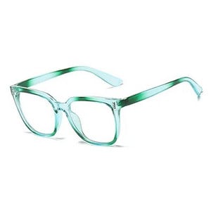 Moodsad naiste prillid raamiga, ruudukujulised, värvilised retseptiga 0 dioptriga prillid Naiste plastikust sinised prillid