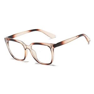 Moodsad naiste prillid raamiga, ruudukujulised, värvilised retseptiga 0 dioptriga prillid Naiste plastikust sinised prillid