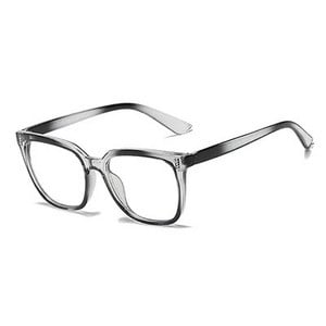 Moodsad naiste prillid raamiga, ruudukujulised, värvilised retseptiga 0 dioptriga prillid Naiste plastikust sinised prillid