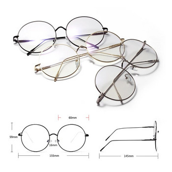 RBRARE Извънгабаритни кръгли очила Сребърна метална рамка Винтидж Секси кръгли очила Маркови дизайнерски Огромни големи маниакови очила Дамски