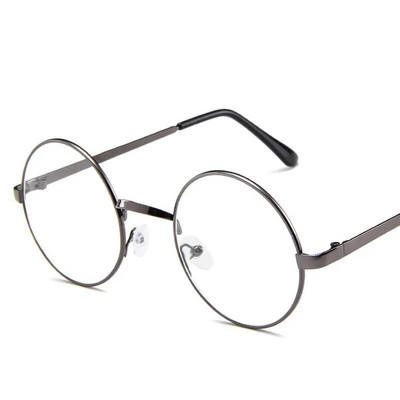 RBRARE Lielizmēra Apaļas Brilles Sudraba Metāla Rāmis Vintage Sexy Apļa brilles Zīmols Dizainers Milzīgi Big Nerd Brilles Sievietēm