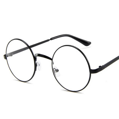 RBRARE Lielizmēra Apaļas Brilles Sudraba Metāla Rāmis Vintage Sexy Apļa brilles Zīmols Dizainers Milzīgi Big Nerd Brilles Sievietēm