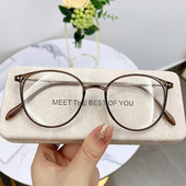 Moda Anti-Blu-Ray Ochelari pentru femei Retro Miopie Bărbați Ochelari Cadru Trend Optical Computer Ochelari universali transparenți