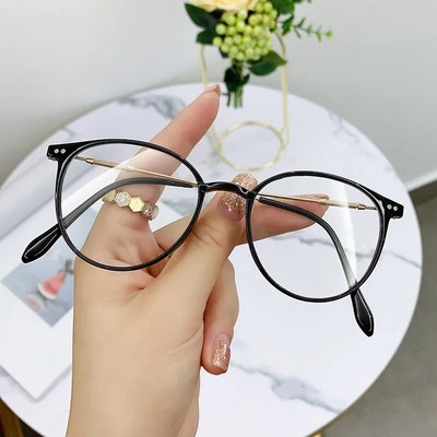 Moda Anti-Blu-Ray Ochelari pentru femei Retro Miopie Bărbați Ochelari Cadru Trend Optical Computer Ochelari universali transparenți