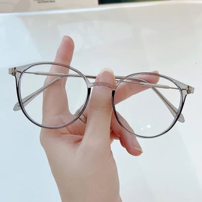 Moda Anti-Blu-Ray Ochelari pentru femei Retro Miopie Bărbați Ochelari Cadru Trend Optical Computer Ochelari universali transparenți