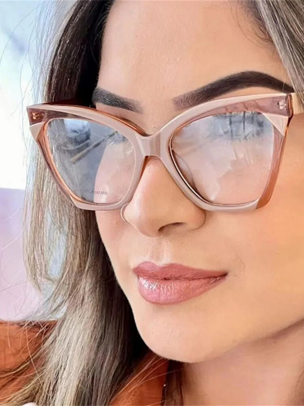 Modes TR90 Retro Cat Eye Anti-blue Light brilles ietvars sievietēm Jaunas īpaši vieglas brilles ar ietvaru