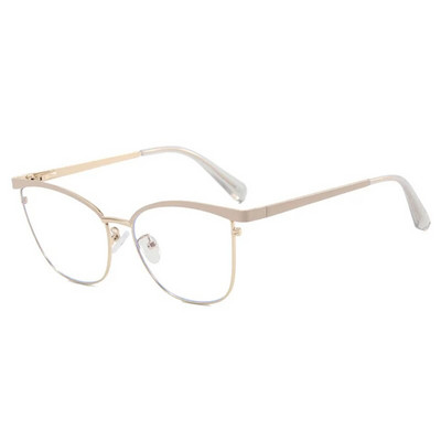 2023. gada pretzils gaišs sieviešu kaķu acu briļļu ietvars Zīmols Dizaineris Lielizmēra optisko briļļu ietvari, caurspīdīgas, recepšu brilles