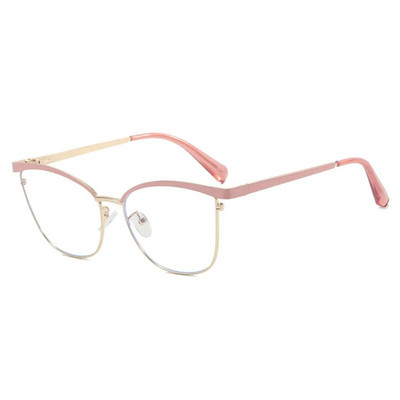 2023. gada pretzils gaišs sieviešu kaķu acu briļļu ietvars Zīmols Dizaineris Lielizmēra optisko briļļu ietvari, caurspīdīgas, recepšu brilles