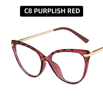 TANOXI Optiskās Lēcas Sievietēm Rivet Anti Blue Light Briļļu ietvars Vīriešiem Sievietēm Caurspīdīgas Optiskas Briļļu brilles