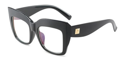 Briļļu ietvars Sieviešu Lielizmēra Kvadrātveida vintage ietvars Caurspīdīgs Briļļu ietvars Sieviešu Luksusa zīmola datoru brilles