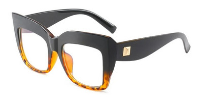 Briļļu ietvars Sieviešu Lielizmēra Kvadrātveida vintage ietvars Caurspīdīgs Briļļu ietvars Sieviešu Luksusa zīmola datoru brilles